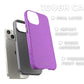 Purple Swirl Tough Case - Classy Cases - Phone Case - iPhone 14 - Glossy -