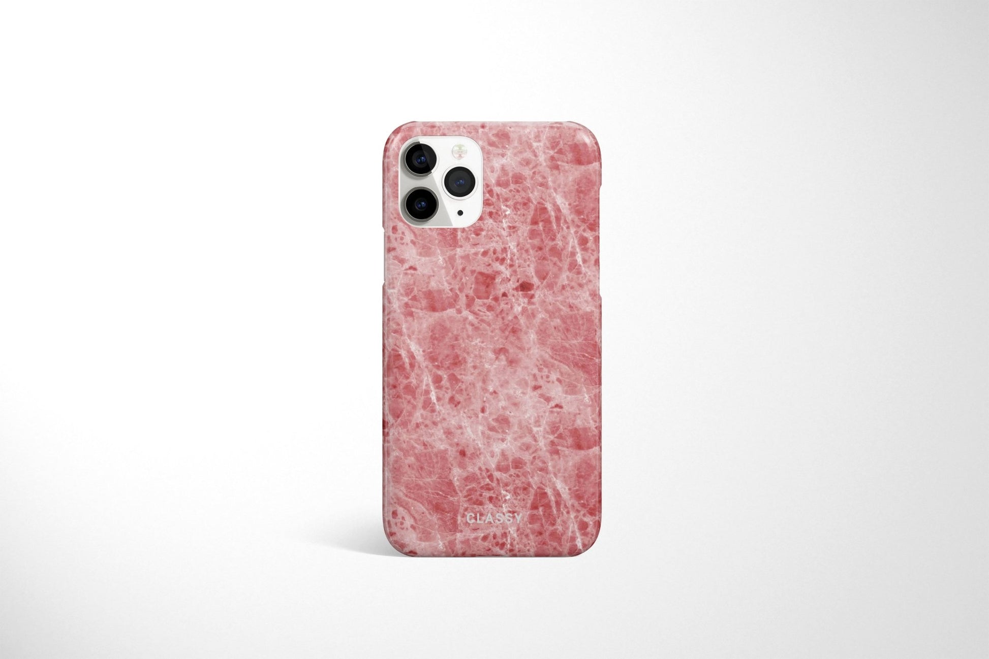 Red Marble Snap Case - Classy Cases - Phone Case - iPhone 14 - Glossy -