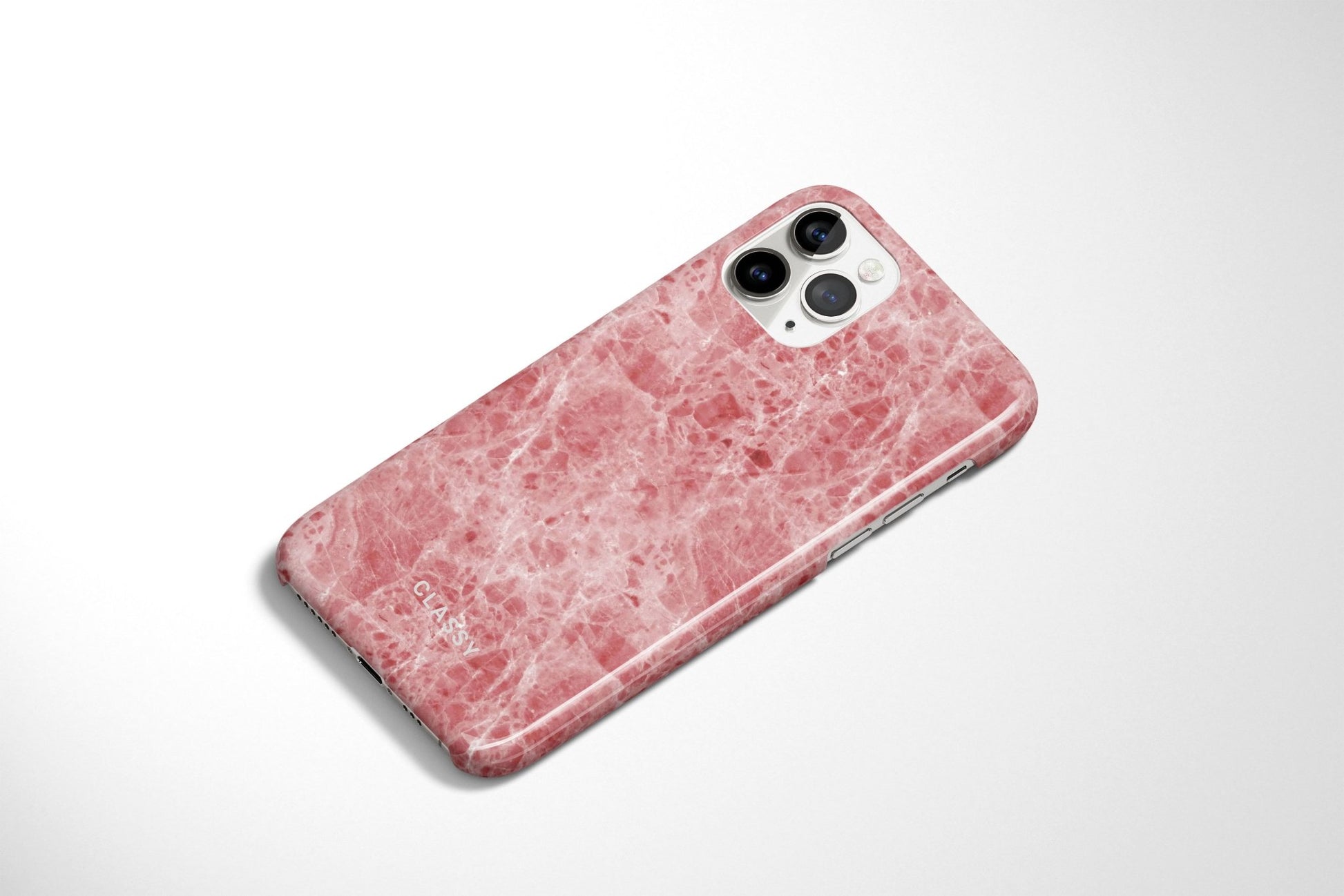 Red Marble Snap Case - Classy Cases - Phone Case - iPhone 14 - Glossy -