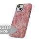 Red Marble Tough Case - Classy Cases - Phone Case - iPhone 15 - Glossy -