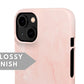 Simple Pink Marble Snap Case - Classy Cases - Phone Case - iPhone 14 - Glossy -