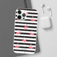 Striped Flamingo Flexi Case - Classy Cases - Phone Case - iPhone 12 Pro Max with gift packaging - -