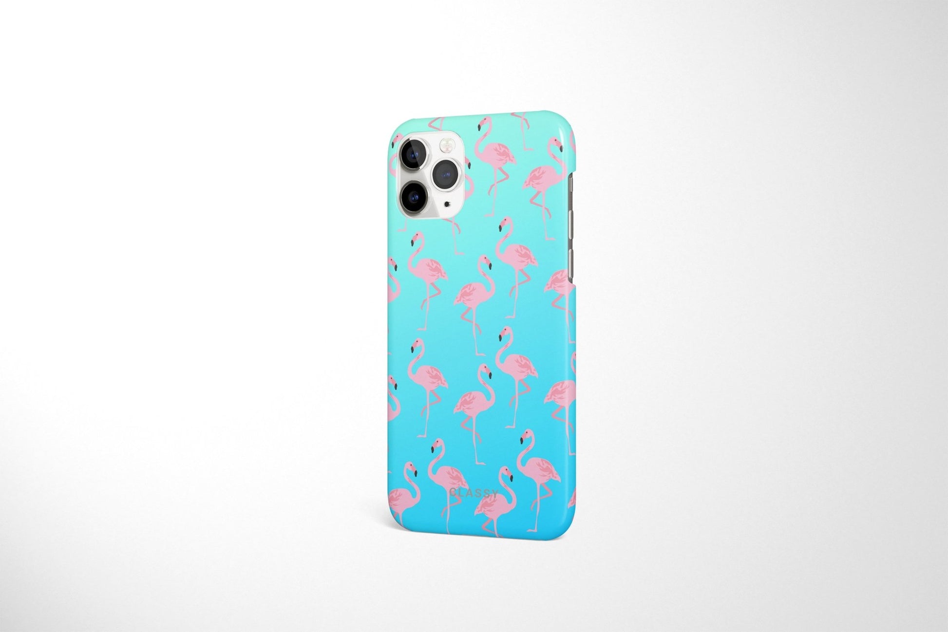 Turquoise Flamingos Snap Case - Classy Cases - Phone Case - iPhone 14 - Glossy -