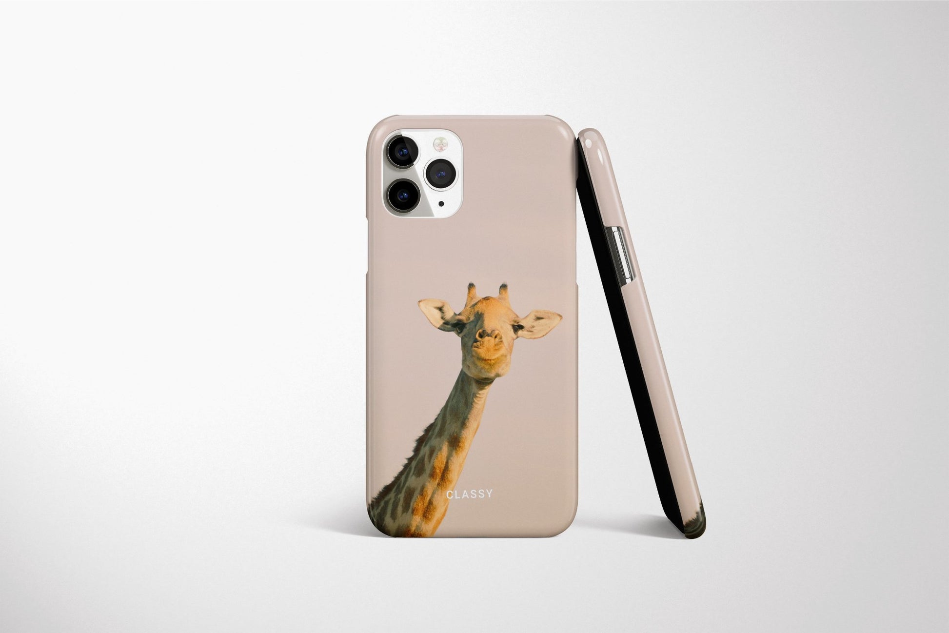 Vintage Beige Giraffe Snap Case - Classy Cases