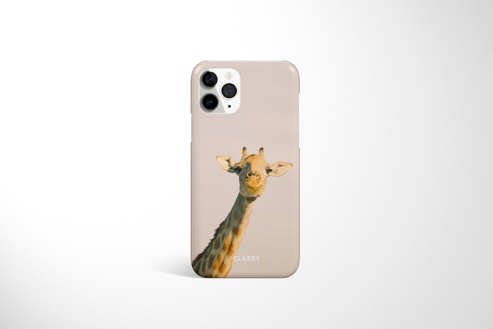 Vintage Beige Giraffe Snap Case - Classy Cases - Phone Case - iPhone 14 - Glossy -