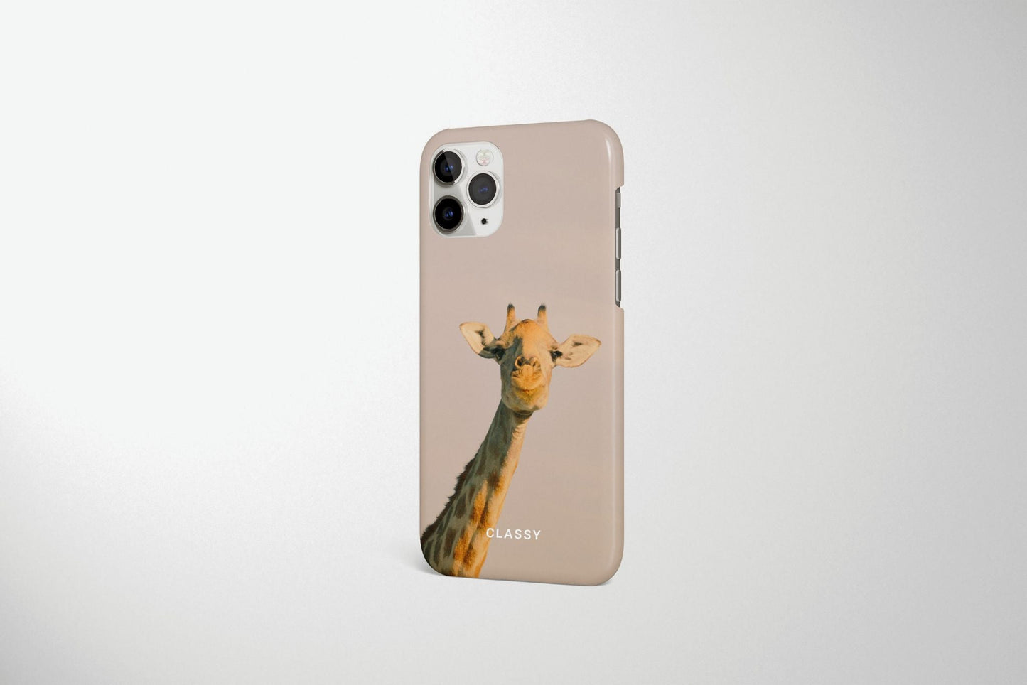 Vintage Beige Giraffe Snap Case - Classy Cases - Phone Case - iPhone 14 - Glossy -