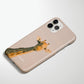 Vintage Beige Giraffe Snap Case - Classy Cases - Phone Case - iPhone 14 - Glossy -