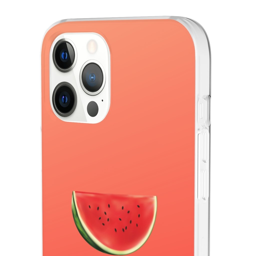 Watermelon Coral Red Flexi Case - Classy Cases - Phone Case - iPhone 12 Pro Max with gift packaging - -