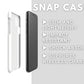 White and Gold Marble Snap Case - Classy Cases