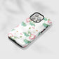 White Flower Tough Case - Classy Cases - Phone Case - Samsung Galaxy S22 - Glossy -
