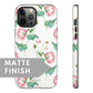 White Flower Tough Case - Classy Cases - Phone Case - Samsung Galaxy S22 - Glossy -
