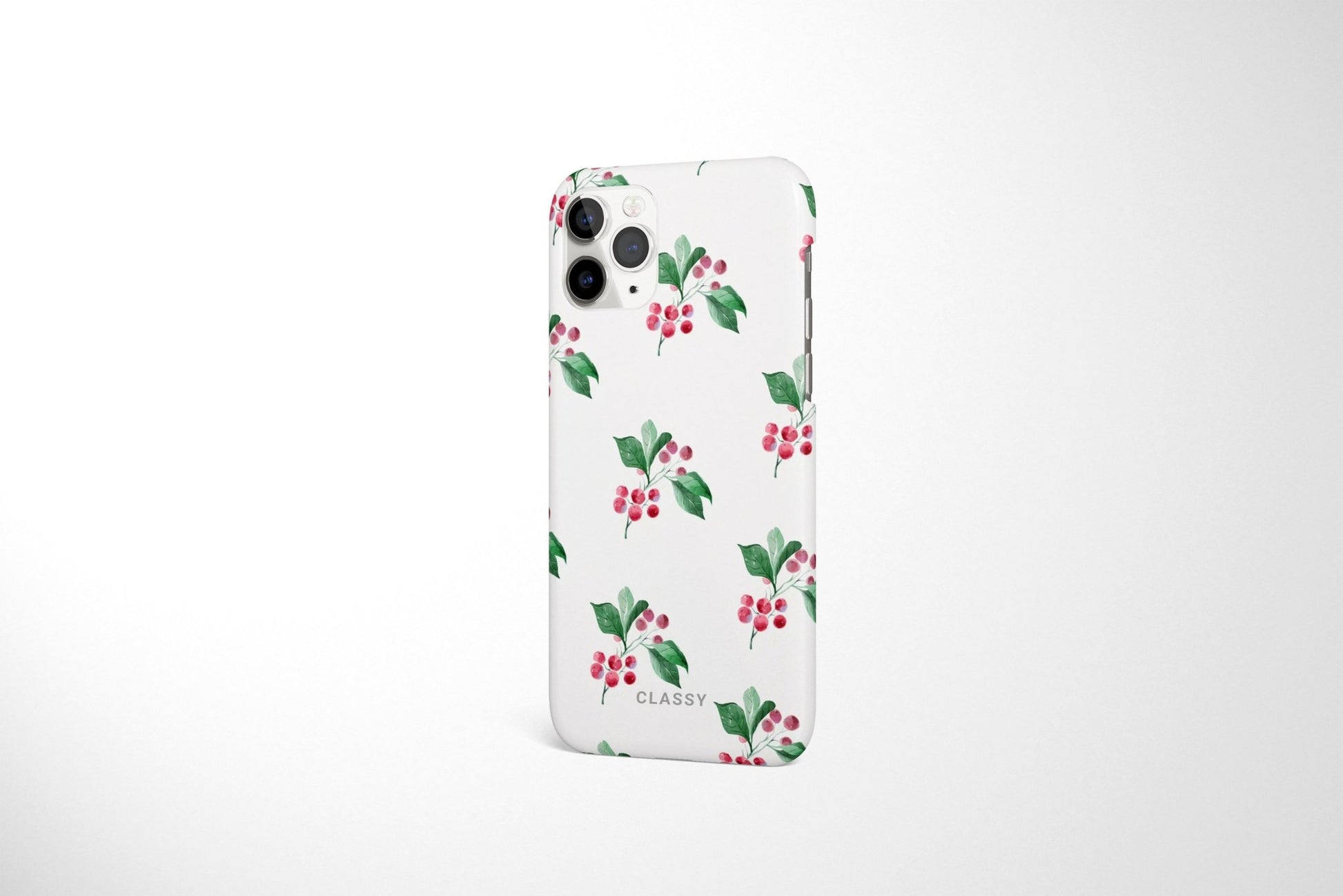 White Flowers Snap Case - Classy Cases - Phone Case - iPhone 12 Pro Max - Glossy -