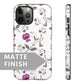 White Flowers Tough Case - Classy Cases