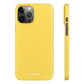 Yellow Snap Case - Classy Cases - Phone Case - iPhone 14 - Glossy -