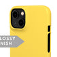 Yellow Snap Case - Classy Cases - Phone Case - iPhone 14 - Glossy -