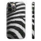 Zebra Stripes Tough Case - Classy Cases - Phone Case - iPhone 12 Pro Max - Glossy -